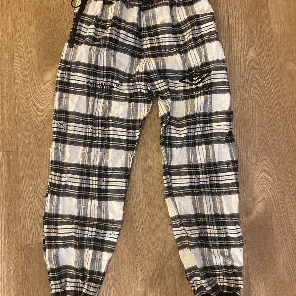 Umbro x Off white Pants - White Check Womens M